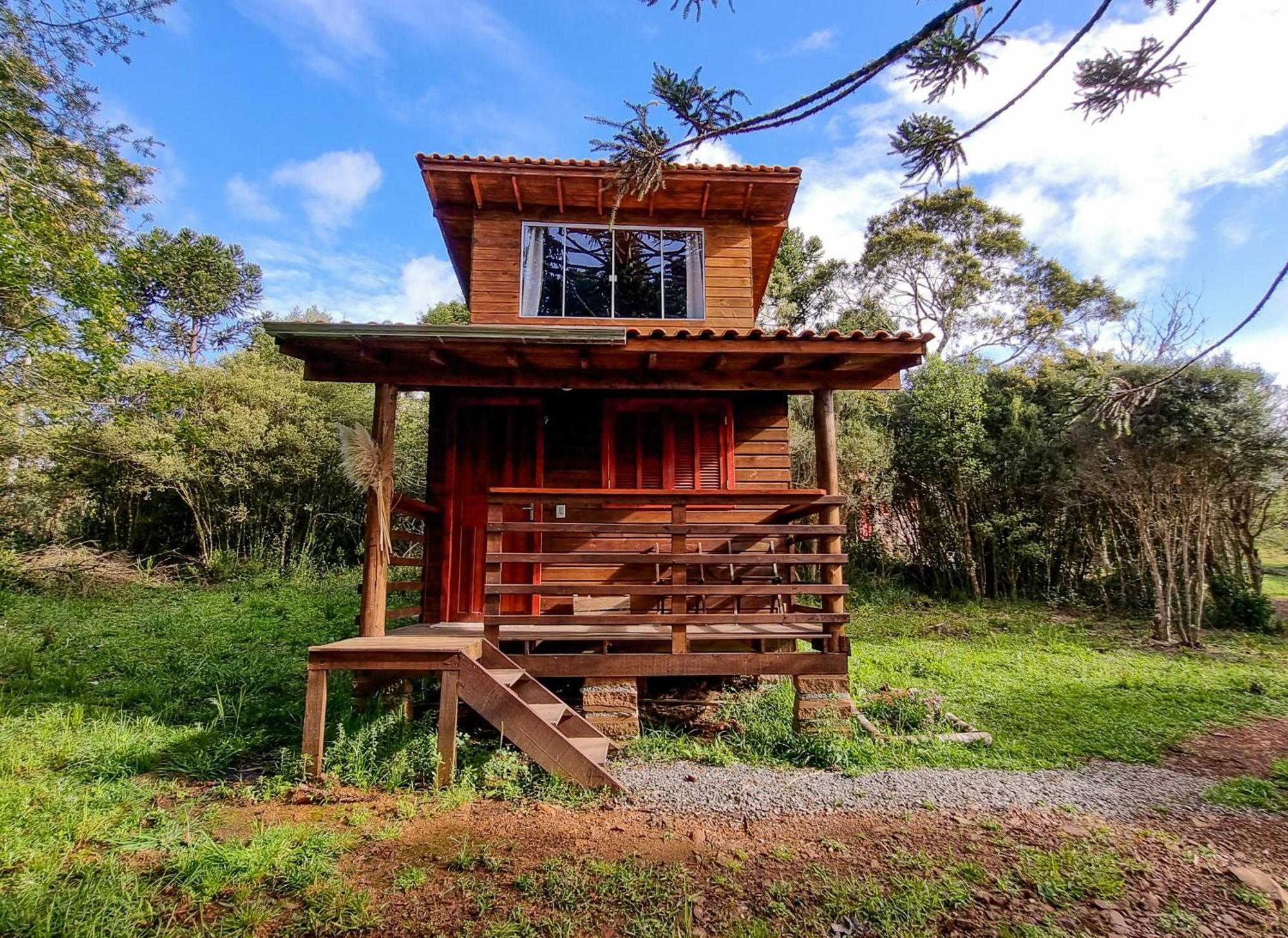 Cabana Na Floresta Rincao Do Fortaleza Cambara do Sul Exterior photo