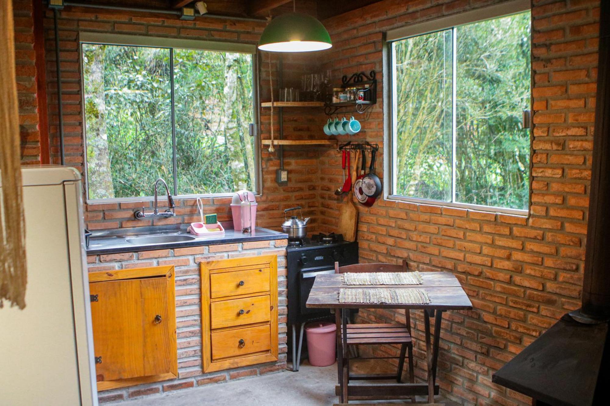 Cabana Na Floresta Rincao Do Fortaleza Cambara do Sul Exterior photo